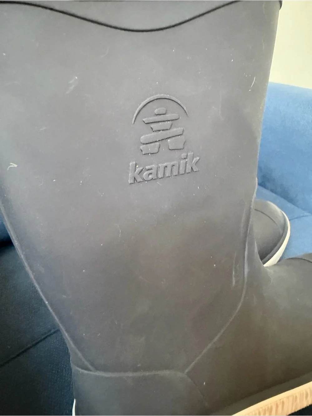 Kamik Kids Black Bootcut Rubber Boots